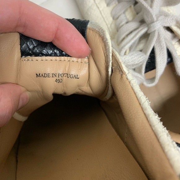 All Saints Sneakers with snake like emboss - Picture 13 of 14